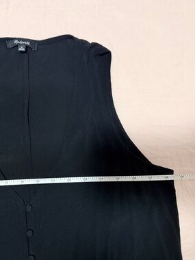 Madewell Black V-Neck Dress